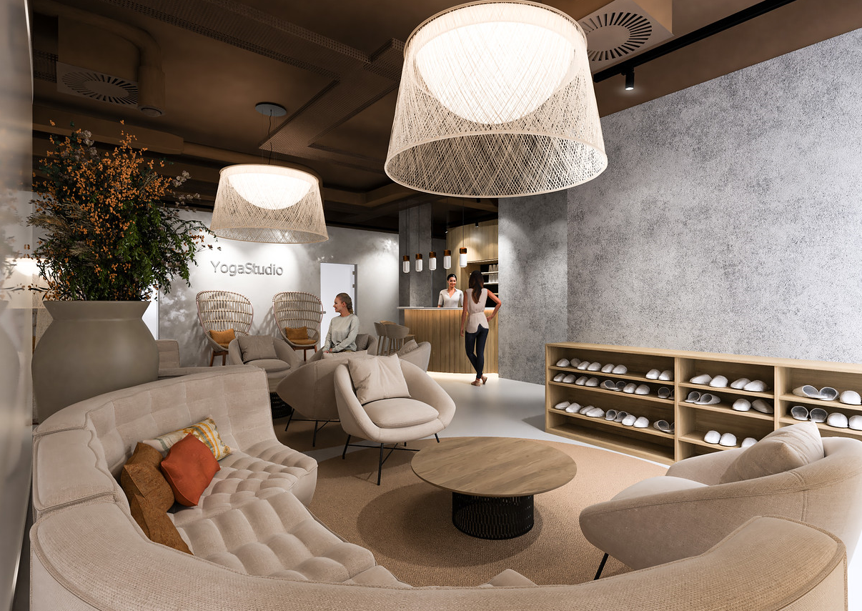 Recepció és Lounge-Bútorok: Europa Design, Lámpák: Ambi light